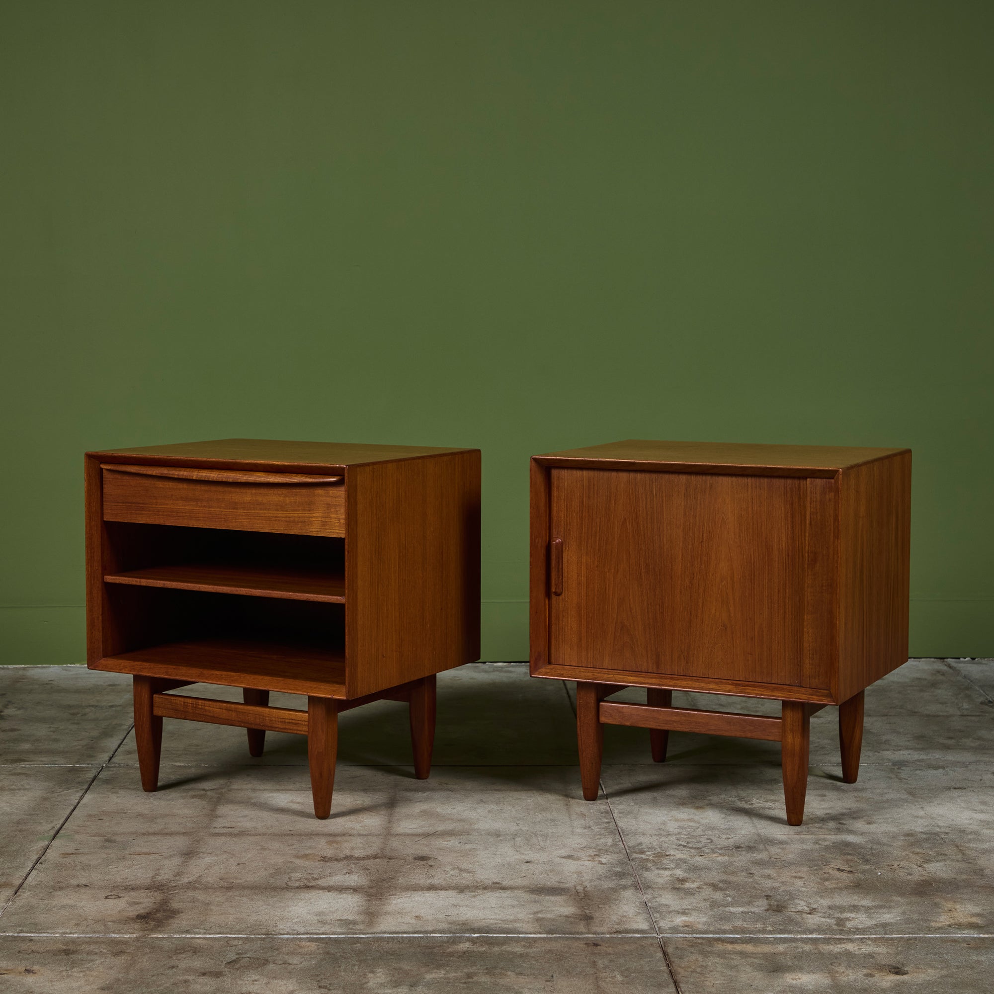 Pair of Nightstands by Svend Åge Madsen for Falster