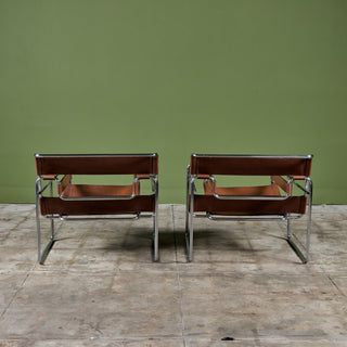 Pair of Wassily Lounge Chairs by Marcel Breuer for Knoll