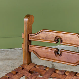 William Spratling Woven Leather Strap Chair for Artes de México Internacionales, S.A.