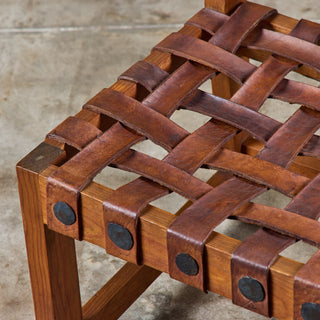 William Spratling Woven Leather Strap Chair for Artes de México Internacionales, S.A.