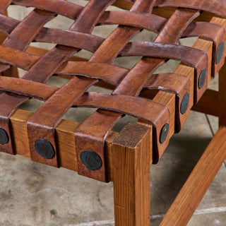 William Spratling Woven Leather Strap Chair for Artes de México Internacionales, S.A.