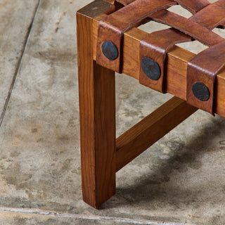 William Spratling Woven Leather Strap Chair for Artes de México Internacionales, S.A.