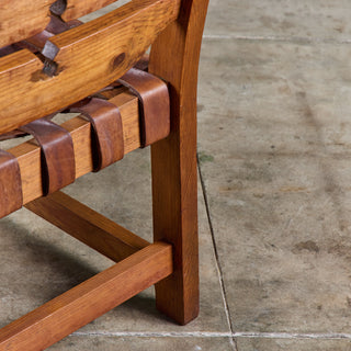 William Spratling Woven Leather Strap Chair for Artes de México Internacionales, S.A.