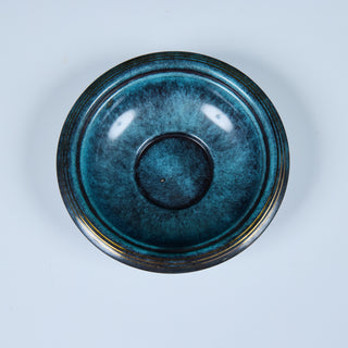 Pal-Bell Bronze Lidded Floral Bowl