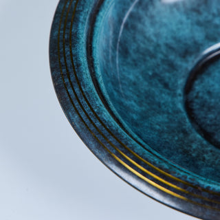 Pal-Bell Bronze Lidded Floral Bowl