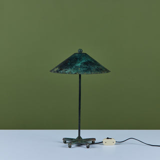 Frank Nightingale Style Brutalist Table Lamp