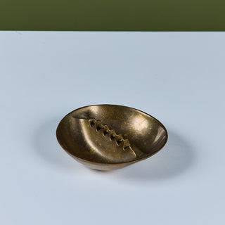 Small Solid Brass Ashtray