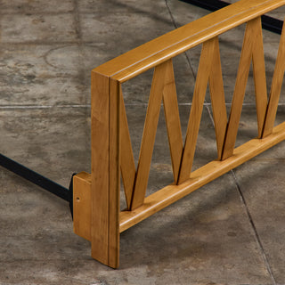 Paul Frankl Full Size Maple Bed Frame for Johnson Furniture Co.