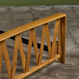 Paul Frankl Full Size Maple Bed Frame for Johnson Furniture Co.