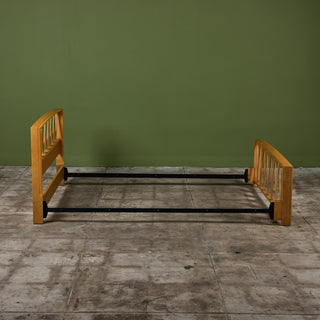 Paul Frankl Full Size Maple Bed Frame for Johnson Furniture Co.