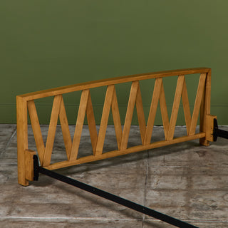 Paul Frankl Full Size Maple Bed Frame for Johnson Furniture Co.