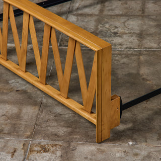 Paul Frankl Full Size Maple Bed Frame for Johnson Furniture Co.