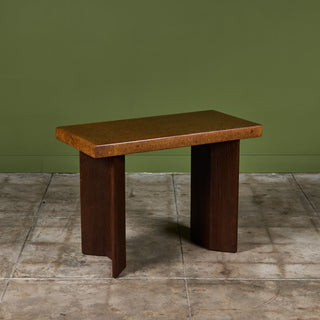 Paul Frankl Cork Console Table for Johnson Furniture Co.