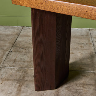 Paul Frankl Cork Console Table for Johnson Furniture Co.
