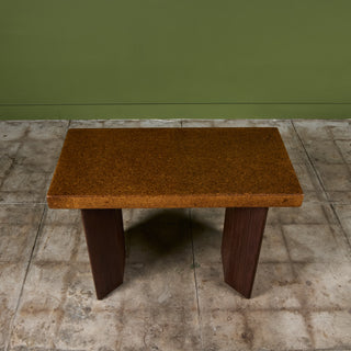 Paul Frankl Cork Console Table for Johnson Furniture Co.