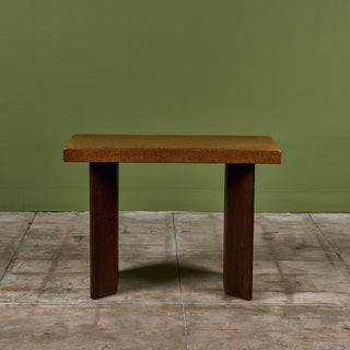 Paul Frankl Cork Console Table for Johnson Furniture Co.