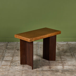 Paul Frankl Cork Console Table for Johnson Furniture Co.