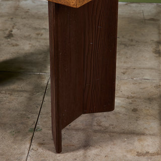 Paul Frankl Cork Console Table for Johnson Furniture Co.