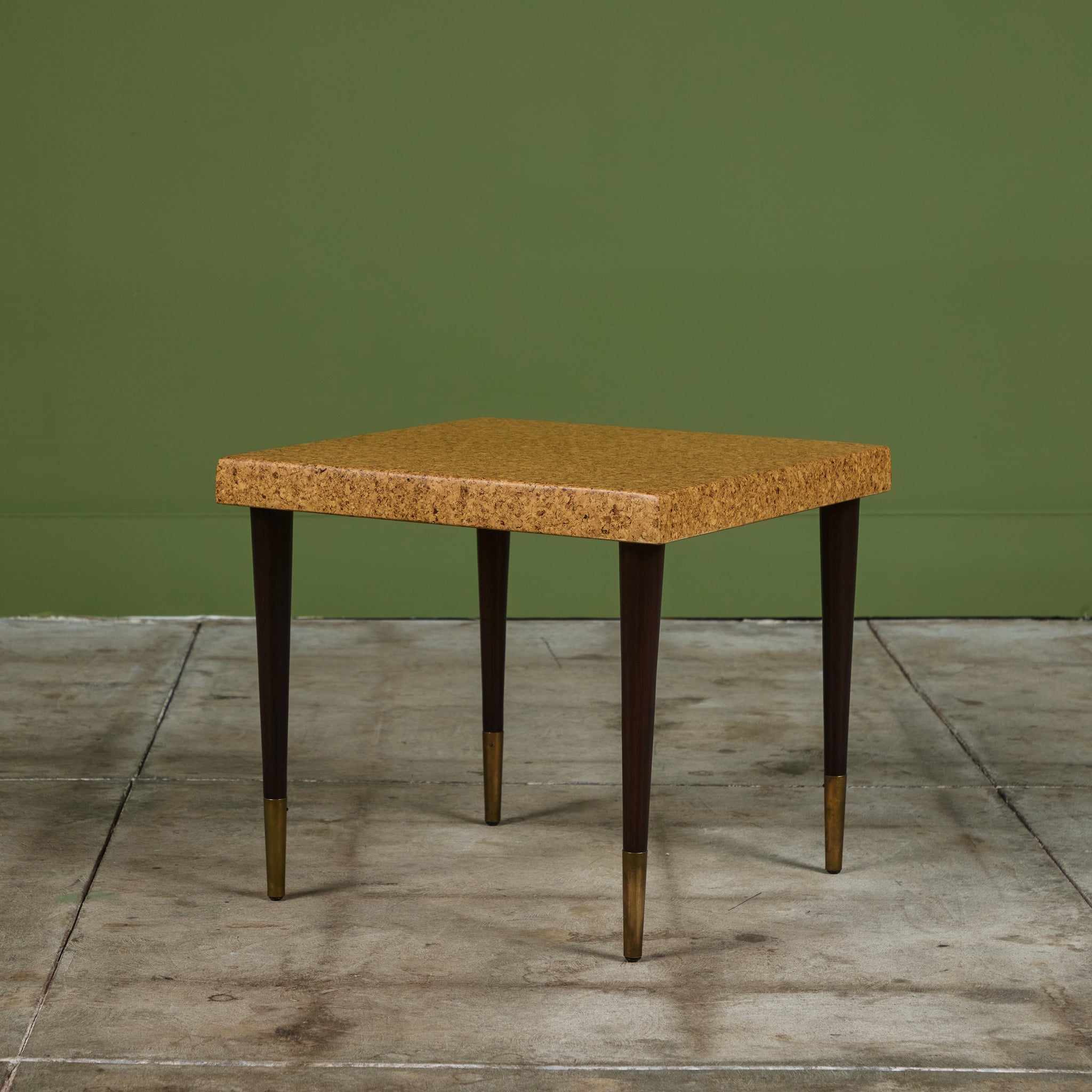 Paul Frankl Cork Side Table for Johnson Furniture Co.