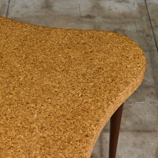 Paul Frankl Amoeba Cork Card Table for Johnson Furniture Co.