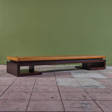 ON HOLD ** Paul Frankl Long Rectangular Cork Coffee Table for Johnson Furniture Co.