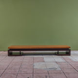 ON HOLD ** Paul Frankl Long Rectangular Cork Coffee Table for Johnson Furniture Co.