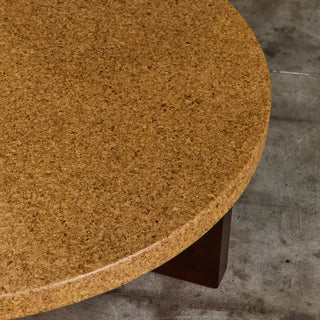 Paul Frankl Round Cork Coffee Table for Johnson Furniture Co.