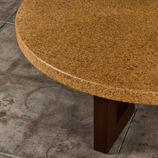 Paul Frankl Round Cork Coffee Table for Johnson Furniture Co.
