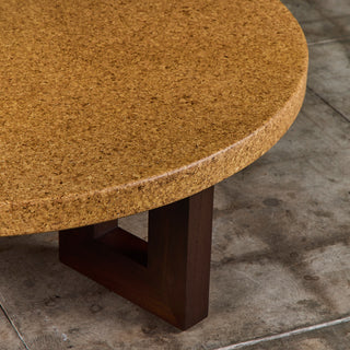 Paul Frankl Round Cork Coffee Table for Johnson Furniture Co.