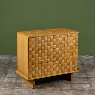 Paul Laszlo Petite "Basket Weave" Dresser for Brown Saltman