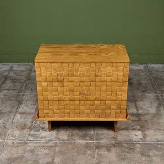 Paul Laszlo Petite "Basket Weave" Dresser for Brown Saltman