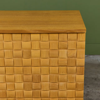 Paul Laszlo Petite "Basket Weave" Dresser for Brown Saltman