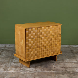 Paul Laszlo Petite "Basket Weave" Dresser for Brown Saltman