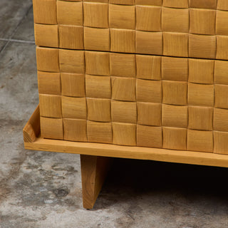 Paul Laszlo Petite "Basket Weave" Dresser for Brown Saltman