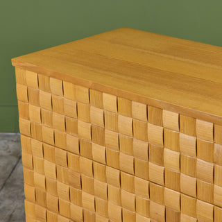 Paul Laszlo Petite "Basket Weave" Dresser for Brown Saltman