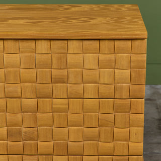 Paul Laszlo Petite "Basket Weave" Dresser for Brown Saltman