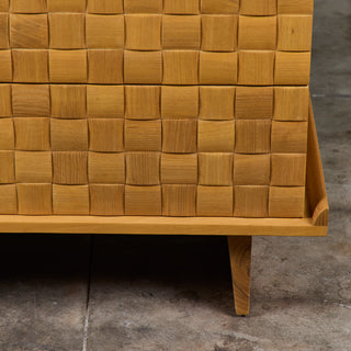 Paul Laszlo Petite "Basket Weave" Dresser for Brown Saltman