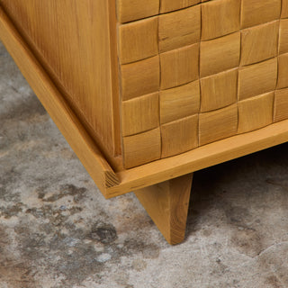 Paul Laszlo Petite "Basket Weave" Dresser for Brown Saltman