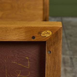 Paul Laszlo "Basket Weave" Bed Frame for Brown Saltman