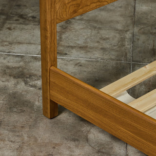 Paul Laszlo "Basket Weave" Bed Frame for Brown Saltman