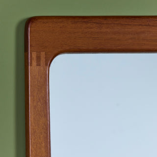 Pedersen and Hansen Teak Wall Mirror