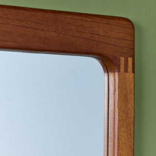 Pedersen and Hansen Teak Wall Mirror