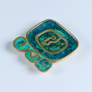 Pepe Mendoza Mexican Modern Cloisonné Ashtray