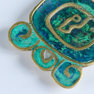 Pepe Mendoza Mexican Modern Cloisonné Ashtray