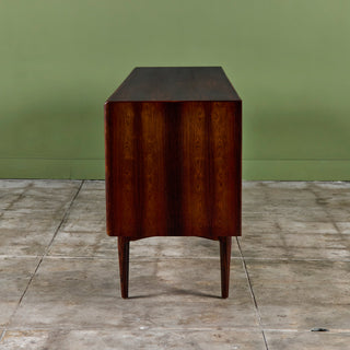 Rosewood Tambour Door Credenza by Bernhard Pedersen & Son