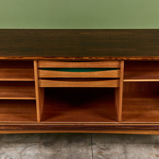 Rosewood Tambour Door Credenza by Bernhard Pedersen & Son