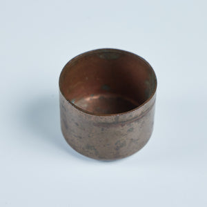 Petite Patinated Brass Cup