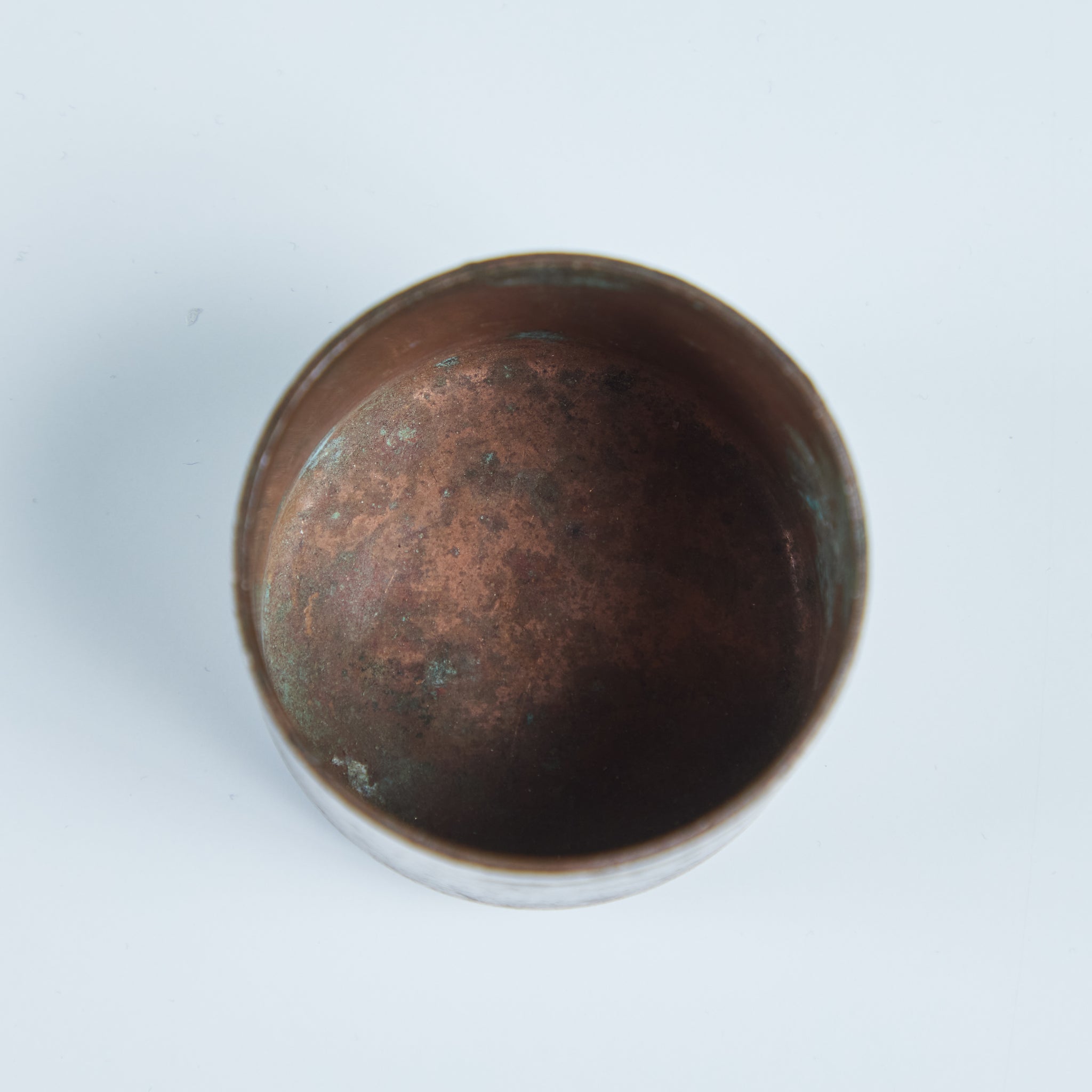 Petite Patinated Brass Cup
