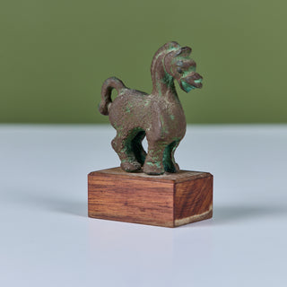 Alva Studios Replica Miniature Bronze Han Dynasty Horse
