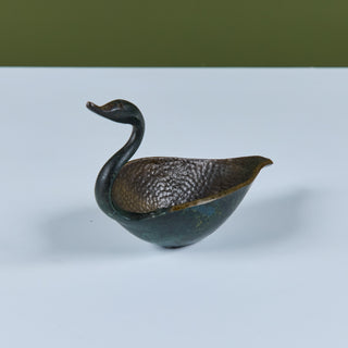 Pal-Bell Cast Bronze Swan Catchall